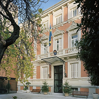 LEDIGT  Svenska ambassadörsresidenset i Madrid är obebott sedan drygt fyra månader. Foto: Lindman Photography